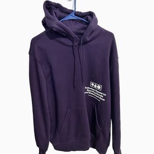 Purple H&M Medium Sized Sweater Hoodie Pullover Drawstring